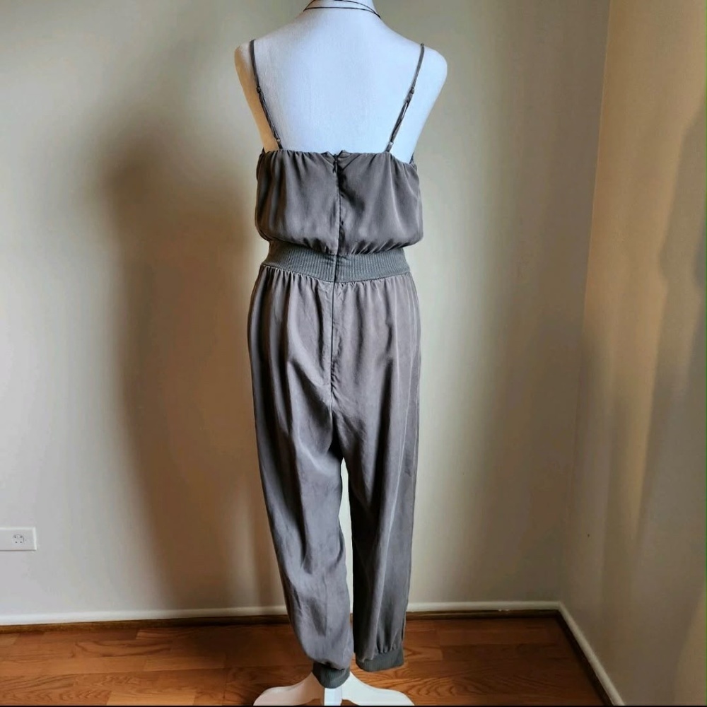 Anthropologie Scandi Chic Preppy Pilates Princess Boho Spaghetti Strap Jumpsuit - Picture 4 of 6